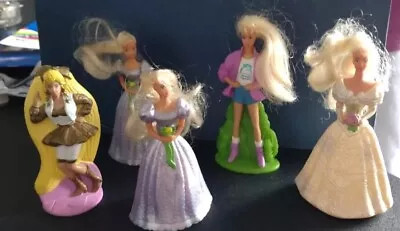 Buy Mcdonalds Vintage Barbie Figures 1993 1994 1998 • 9.99£