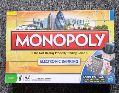 Buy Monopoly Electronic Banking Board Game. Complete And Very Good Condition!! • 10£