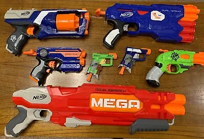 Buy Nerf Gun Bundle With 350 Bullets And 10 Jackets Plus Accessories • 35£