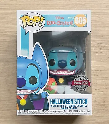 Buy Funko Pop Disney Lilo & Stitch - Halloween Stitch #605 + Free Protector • 34.99£