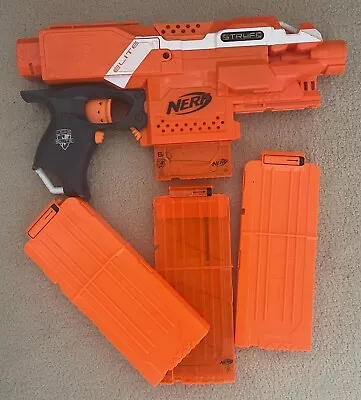 Buy NERF N-Strike Elite A0200EU4  Stryfe Blaster - Black/Orange/White • 0.99£