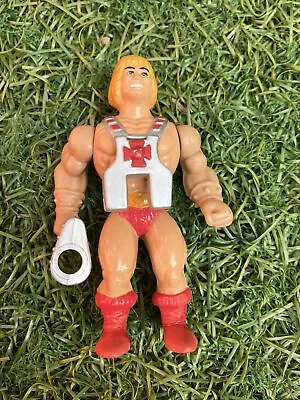 Buy 1980’s SMALL VINTAGE MATTEL MOTU MASTERS OF THE UNIVERSE HE-MAN ACTION FIGURE • 0.99£