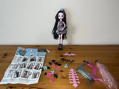 Buy 2015 Monster High Doll Draculaura Hair Party With Accessories • 30.89£