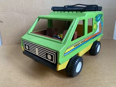 Buy Vintage Fisher Price Adventure People Camper Van, 1977,  Plastic, Rare, Green. • 16£