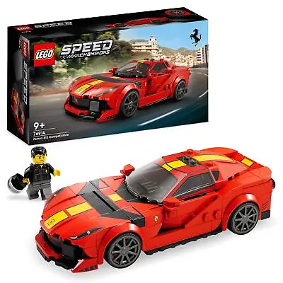 Buy LEGO 76914 Speed Champions Ferrari 812 Competizione, Sports Car Toy Model Buildi • 15£