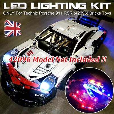Buy LED Light Lighting Kits ONLY For Lego 42096 Technic Porsche 911 RSR Bricks Toys~ • 8.29£