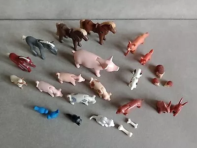 Buy Playmobil Pets Farm Woodland Bundle. Pony Dog Cat Pig Fox Rabbit Hedgehog Lamb • 10£