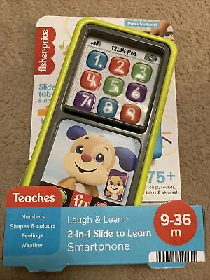 Buy Fisher-Price Laugh & Learn Smart Phone Toy - UK English Edition, Musical Infant  • 6.20£