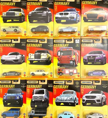 Buy Matchbox Mattel Best Cars From Germany France UK Model Diecast Toy 1:64 Scale • 8.49£