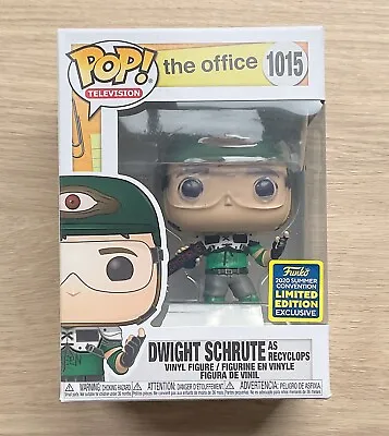 Buy Funko Pop The Office Dwight Schrute As Recyclops SDCC #1015 + Free Protector • 19.99£