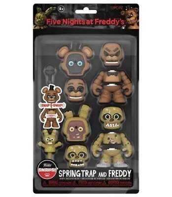 Buy FNAF • Five Nights At Freddys • Snaps Springtrap & Freddy Figure Spring Trap New • 17.50£