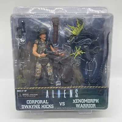 Buy Aliens Neca Dwayne Hicks Vs Xenomorph Warrior 2 Pack Sealed Rare 2013 Figures • 139.99£
