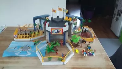 Buy Playmobil Set 4093 Large Zoo With 4 Figures, Animals And Accessories • 35£