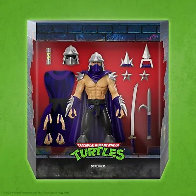 Buy Super7 TMNT Wave 8 Ultimate Shredder Silver Armor Teenage Mutant Ninja Turtles • 59.99£