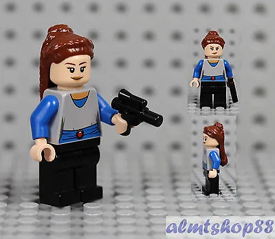 Buy LEGO Star Wars - Padme Naberrie Minifigure W/ Pistol Queen Amidala 7961 Podracer • 15.15£