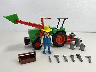 Buy Playmobil 3500 Green Tractor & Farmer Set 100% Complete • 24.95£