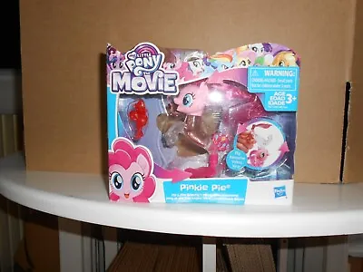 Buy My Little Pony The Movie Pinkie Pie Flip & Flow Seapony Figure NEW • 5.99£