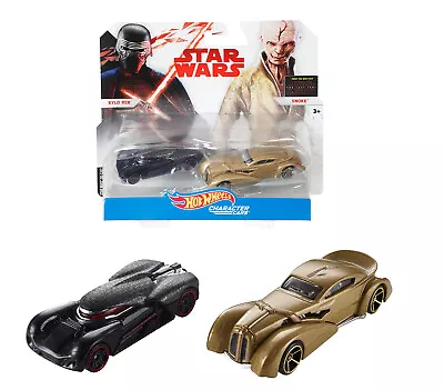 Buy New Kylo Ren & Snoke Star Wars Hot Wheels Set Car 2 Pack Die-Cast Toys • 6.26£
