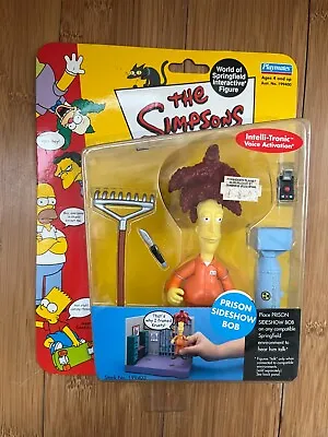 Buy Bnib Playmates Interactive The Simpsons Series 9 Prison Sideshow Bob Figure Wos • 34.99£