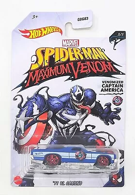 Buy Hot Wheels Spider-Man Venomized Captain America Maximum Venom El Camino 3/5 • 6.99£