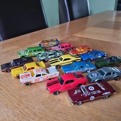 Buy Hot Wheels 15x American Muscle Cars Joblot #8 (Excellent Loose Condition) • 16£