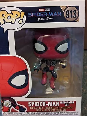 Buy Funko Pop! Movies Spider-Man: No Way Home - Spider-Man Integrated Suit Vinyl... • 2.20£