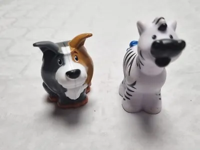 Buy Fisher Price Little People Animals Dog And Zebra • 4.99£