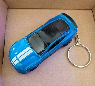 Buy Hot Wheels Keyring/Keychain - Velocity Blue Ford Shelby GT350R • 8£