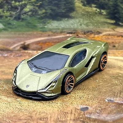 Buy Hot Wheels Lamborghini Sian FKP 37 Green 2022 Used Loose 1:64 Diecast Car • 3.50£