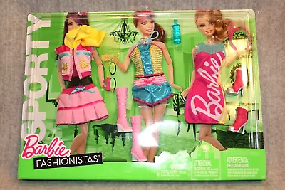 Buy BARBIE FASHIONISTAS Sporty Doll Fashion Clothes Modern 3x Outfits New Sealed Set • 41.57£