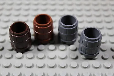 Buy Lego 2489 / 26170 2x2x2 Barrels - Light & Dark Brown, Dark Bluish Grey - X 6 • 4.50£