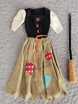 Buy Vintage 1964-65 Barbie Little Theatre CINDERELLA #0872 Poor Dress & Broom • 18.99£