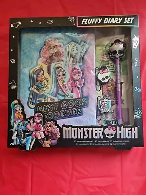 Buy Monster High Fluffy Diary Set - Brand New • 18.99£