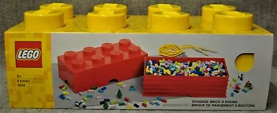 Buy LEGO 4004 8 Stud Stackable Storage Box Yellow Empty Storage Brick New • 34.53£