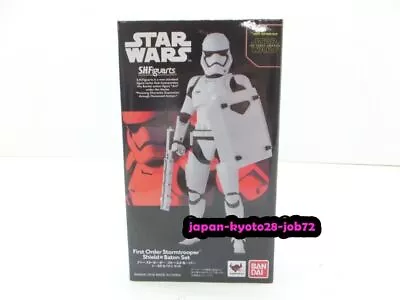 Buy Figure S.H.Figuarts First Order Stormtrooper Shield Baton StarWars Force Awak JP • 64.76£