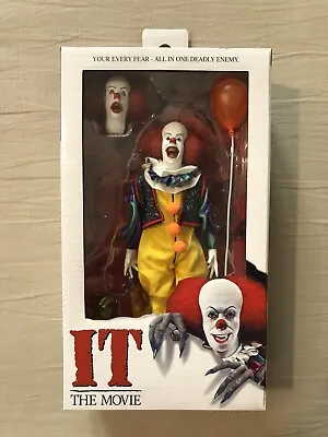 Buy NECA - IT - Es 1990 - Pennywise The Movie - 8   Clothed Action Figure • 79.99£