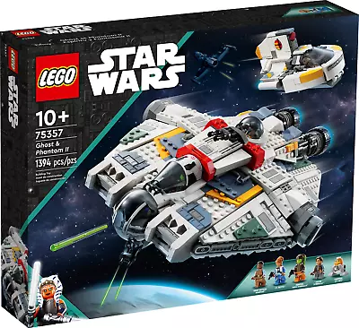 Buy Lego Star Wars Ghost & Phantom II Set 75357 BUILDS ONLY (No Minifigures) • 89£