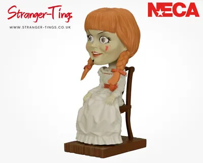 Buy NECA THE CONJURING ANNABELLE HEAD KNOCKER Hand Painted BOBBLEHEAD • 41.99£
