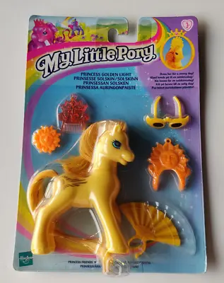 Buy G2 My Little Pony European PRINCESS GOLDEN LIGHT  Vintage MLP 1990's MOC • 75£