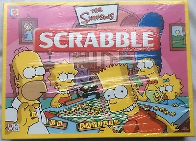 Buy The Simpsons Scrabble Board Game ● Mattel 2005 ●still Sealed - Unopened - Unused • 4.99£