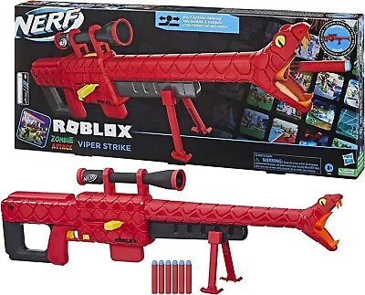 Buy Nerf Roblox Zombie Attack: Viper Strike Nerf Sniper-Inspired Blaster With Scope • 57.12£