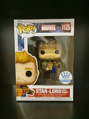 Buy FUNKO POP STAR-LORD WITH GROOT #1125 - GUARDIANS OF THE GALAXY - NEW + Protector • 21£