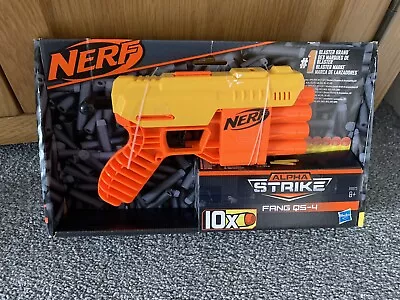 Buy Nerf Alpha Strike Fang QS-4 Gun Toy With 10 Darts • 5£