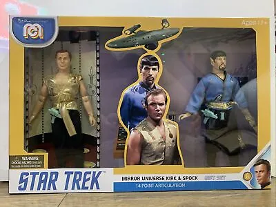 Buy Mego Star Trek Mirror Universe Kirk And Spock 2 Pack • 34.99£