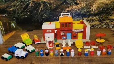 Buy Vintage Fisher Price Play Family Village • 74.99£