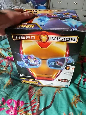 Buy Hasbro Marvel Avengers Infinity War Hero Vision Iron Man Helmet AR Experience • 18.99£