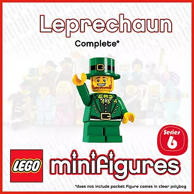 Buy GENUINE LEGO Collectable Minifigures Series 6 Leprechaun Col06-9 Col089 • 6.99£