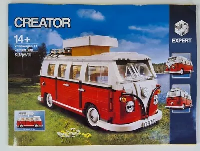 Buy Creator Volkswagen VW T1 Camper Van Construction Set - NOT Lego (Chinese Copy) • 24.95£