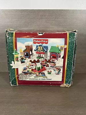 Buy Vintage Fisher Price Little People Christmas On Main Street *One Piece Missing* • 39.99£