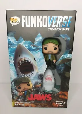 Buy Funko Pop Funkoverse Jaws Board Game Quint Shark Figures Strategy NEW NIB SEALED • 9.46£